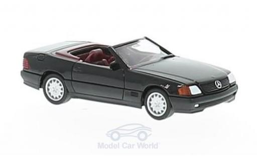 Coche miniatura Mercedes 500 SL 1/87 Herpa SL (R129) metalico negro Mercedes 500 SL 1/87 Herpa SL (R129) metalico negro coche miniatura