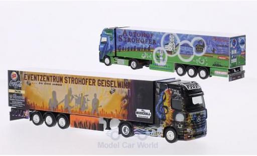 Coche miniatura Mercedes Actros 1/87 Herpa Autohof Strohofer / Wolf Transporte Kühlkoffer-SZ in PC-Box Mercedes Actros 1/87 Herpa Autohof Strohofer / Wolf Transporte Kühlkoffer-SZ in PC-Box coche miniatura