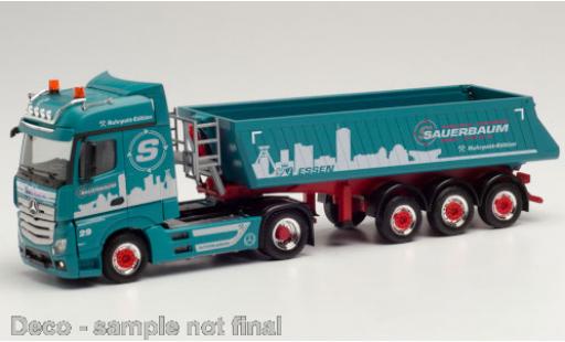 Coche miniatura Mercedes Actros 1/87 Herpa Bigspace 2.5 Sauerbaum Schmitz Kipp-Sattelzug Mercedes Actros 1/87 Herpa Bigspace 2.5 Sauerbaum Schmitz Kipp-Sattelzug coche miniatura