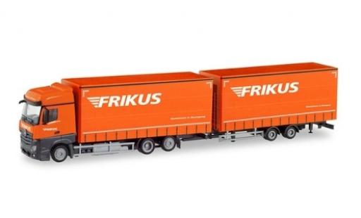 Coche miniatura Mercedes Actros 1/87 Herpa Bigspace Frikus (A) Volumen-Hängerzug Mercedes Actros 1/87 Herpa Bigspace Frikus (A) Volumen-Hängerzug coche miniatura
