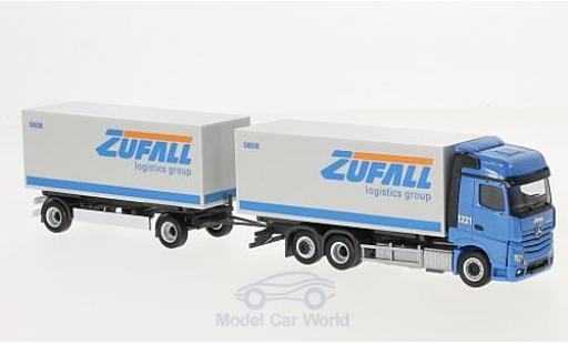 Coche miniatura Mercedes Actros 1/87 Herpa Bigspace Zufall Wechselkoffer-Hängerzug Mercedes Actros 1/87 Herpa Bigspace Zufall Wechselkoffer-Hängerzug coche miniatura