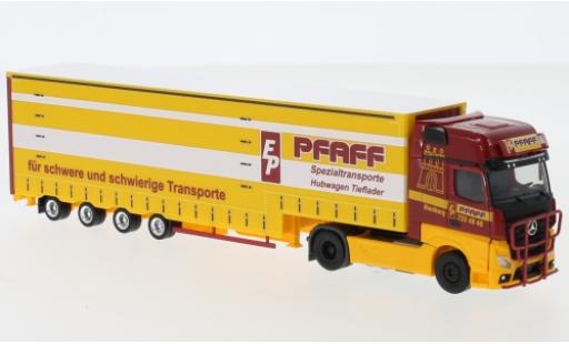 Coche miniatura Mercedes Actros 1/87 Herpa Gigaspace Pfaff Volumen-Sattelzug Exclusive Series Mercedes Actros 1/87 Herpa Gigaspace Pfaff Volumen-Sattelzug Exclusive Series coche miniatura