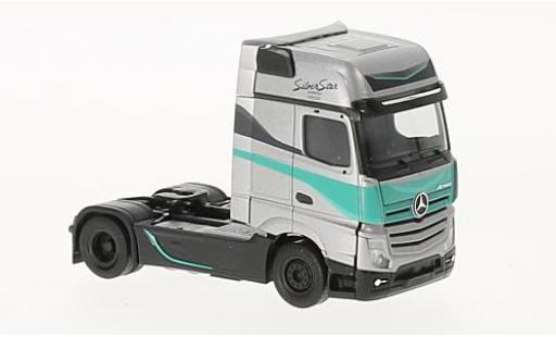 Coche miniatura Mercedes Actros 1/87 Herpa Gigaspace Silver Star Silver Star Edition (NL) tracteur Mercedes Actros 1/87 Herpa Gigaspace Silver Star Silver Star Edition (NL) tracteur coche miniatura