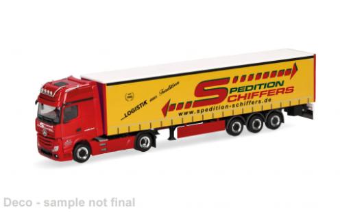 Coche miniatura Mercedes Actros 1/87 Herpa Gigaspace Spedition Schiffers 1:87 Mercedes Actros 1/87 Herpa Gigaspace Spedition Schiffers 1:87 coche miniatura
