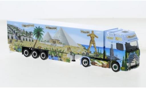 Mercedes Actros 1/87 Herpa Weltgeschichte Nr. 3.2 / Schumacher 2018 1:87 coche miniatura