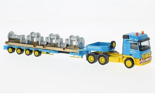Coche miniatura Mercedes Actros 1/87 Herpa L 02 6x4 Siefert Semi bas-SZ avec Kurbelwelle sans Vitrine Mercedes Actros 1/87 Herpa L 02 6x4 Siefert Semi bas-SZ avec Kurbelwelle sans Vitrine coche miniatura