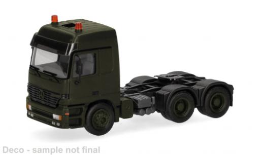 Coche miniatura Mercedes Actros 1/87 Herpa L oliv Belgian Army 1:87 Mercedes Actros 1/87 Herpa L oliv Belgian Army 1:87 coche miniatura