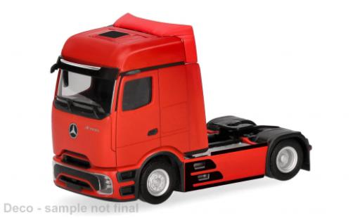 Coche miniatura Mercedes Actros 1/87 Herpa L rojo 1:87 Mercedes Actros 1/87 Herpa L rojo 1:87 coche miniatura