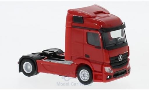Coche miniatura Mercedes Actros 1/87 Herpa Streamspace 2.3 rojo 2018 2-achs Zugmaschine Mercedes Actros 1/87 Herpa Streamspace 2.3 rojo 2018 2-achs Zugmaschine coche miniatura