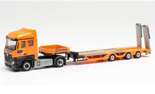 Coche miniatura Mercedes Actros 1/87 Herpa Streamspace 2.5 Goldhofer Rolf Riedel Allrounder-tracteur Mercedes Actros 1/87 Herpa Streamspace 2.5 Goldhofer Rolf Riedel Allrounder-tracteur coche miniatura