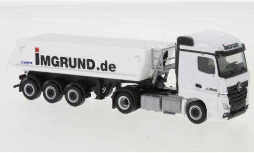 Coche miniatura Mercedes Actros 1/87 Herpa Streamspace 2.5 Imgrund Schmitz Kipp-Sattelzug Mercedes Actros 1/87 Herpa Streamspace 2.5 Imgrund Schmitz Kipp-Sattelzug coche miniatura