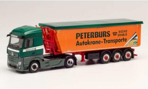 Coche miniatura Mercedes Actros 1/87 Herpa Streamspace 2.5 Peterburs Stöffelliner-tracteur Mercedes Actros 1/87 Herpa Streamspace 2.5 Peterburs Stöffelliner-tracteur coche miniatura