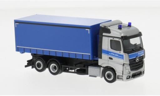 Coche miniatura Mercedes Actros 1/87 Herpa Streamspace Wechsellader Bereitschaftspolizei Mecklenburg-Vorpommern 1:87 Mercedes Actros 1/87 Herpa Streamspace Wechsellader Bereitschaftspolizei Mecklenburg-Vorpommern 1:87 coche miniatura