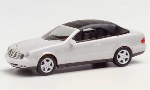 Coche miniatura Mercedes CLK 1/87 Herpa (A208) Cabriolet gris Softtop détachable Mercedes CLK 1/87 Herpa (A208) Cabriolet gris Softtop détachable coche miniatura