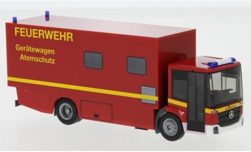 Coche miniatura Mercedes Econic 1/87 Herpa Feuerwehr Gerätewagen Atemschutz wagon conteneur-Truck Mercedes Econic 1/87 Herpa Feuerwehr Gerätewagen Atemschutz wagon conteneur-Truck coche miniatura