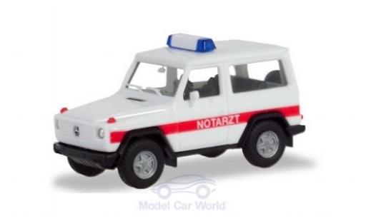Coche miniatura Mercedes Classe G 1/87 Herpa G-Modell Notarzt Mercedes Classe G 1/87 Herpa G-Modell Notarzt coche miniatura