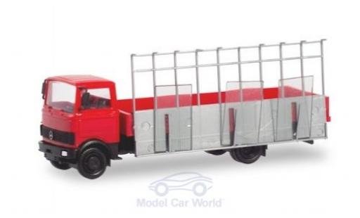Coche miniatura Mercedes LP 813 1/87 Herpa rojo Pritsche mit Glasreff Mercedes LP 813 1/87 Herpa rojo Pritsche mit Glasreff coche miniatura