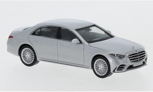 Coche miniatura Mercedes Classe S 1/87 Herpa (W223) gris Mercedes Classe S 1/87 Herpa (W223) gris coche miniatura