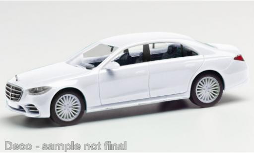 Coche miniatura Mercedes Classe S 1/87 Herpa blanco Mercedes Classe S 1/87 Herpa blanco coche miniatura