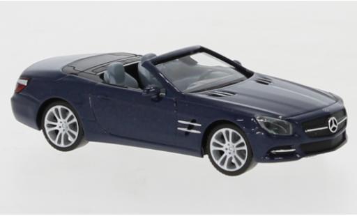 Coche miniatura Mercedes Classe SL 1/87 Herpa (R231) metalico azul Mercedes Classe SL 1/87 Herpa (R231) metalico azul coche miniatura