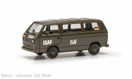 Coche miniatura Volkswagen T3 1/87 Herpa Military bus ISAF Volkswagen T3 1/87 Herpa Military bus ISAF coche miniatura
