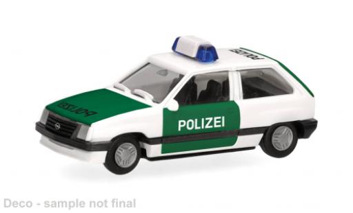 Coche miniatura Opel Corsa 1/87 Herpa grün/weiss Bundespolizei 1:87 Opel Corsa 1/87 Herpa grün/weiss Bundespolizei 1:87 coche miniatura