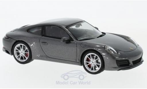 Coche miniatura Porsche 991 S 1/43 Herpa 911 (/2) Carrera S metalico gris Porsche 991 S 1/43 Herpa 911 (/2) Carrera S metalico gris coche miniatura