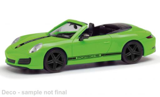 Coche miniatura Porsche 991 1/87 Herpa 911  Carrera 2 grün 1:87 Porsche 991 1/87 Herpa 911  Carrera 2 grün 1:87 coche miniatura