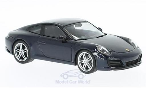 Porsche 991 SC 1/43 Herpa 911 () Carrera 4 Coupe metalico azul coche miniatura