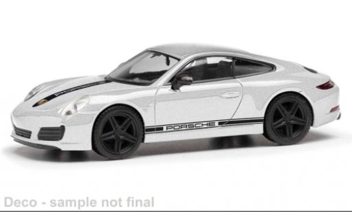Coche miniatura Porsche 991 4S 1/87 Herpa 911  Carrera silber 1:87 Porsche 991 4S 1/87 Herpa 911  Carrera silber 1:87 coche miniatura