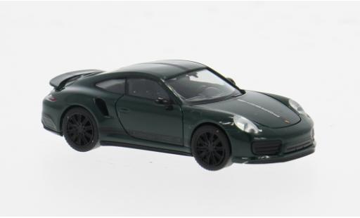 Coche miniatura Porsche 991 Turbo 1/87 Herpa 911  grün 1:87 Porsche 991 Turbo 1/87 Herpa 911  grün 1:87 coche miniatura