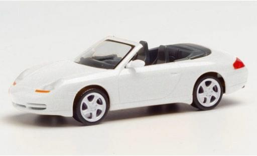 Coche miniatura Porsche 996 1/87 Herpa 911 () Carrera 4 Cabriolet metalico blanco Porsche 996 1/87 Herpa 911 () Carrera 4 Cabriolet metalico blanco coche miniatura