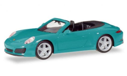 Coche miniatura Porsche 911 1/87 Herpa Carrera 2 Cabriolet azul Porsche 911 1/87 Herpa Carrera 2 Cabriolet azul coche miniatura