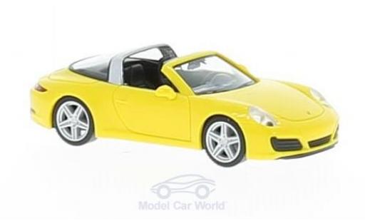 Coche miniatura Porsche 911 Targa 1/87 Herpa Targa 4 amarillo Porsche 911 Targa 1/87 Herpa Targa 4 amarillo coche miniatura
