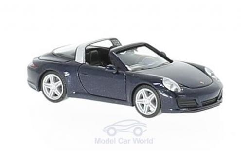 Coche miniatura Porsche 911 1/87 Herpa Targa 4 metalico azul Porsche 911 1/87 Herpa Targa 4 metalico azul coche miniatura
