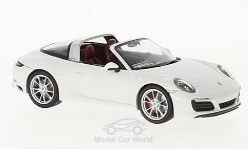 Coche miniatura Porsche 911 Targa 1/43 Herpa Targa 4S blanco Porsche 911 Targa 1/43 Herpa Targa 4S blanco coche miniatura