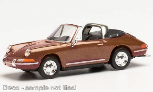 Coche miniatura Porsche 911 1/87 Herpa Targa metalico marron Porsche 911 1/87 Herpa Targa metalico marron coche miniatura