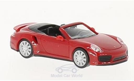 Coche miniatura Porsche 911 Turbo 1/87 Herpa Turbo Cabrio rojo Porsche 911 Turbo 1/87 Herpa Turbo Cabrio rojo coche miniatura