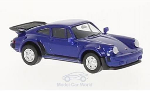 Coche miniatura Porsche 911 Turbo 1/87 Herpa Turbo metalico azul Porsche 911 Turbo 1/87 Herpa Turbo metalico azul coche miniatura