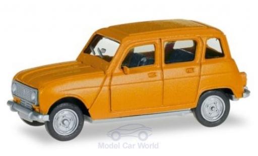 Renault 4 1/87 Herpa amarillo coche miniatura