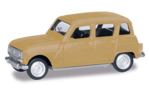 Renault 4 1/87 Herpa R beige coche miniatura