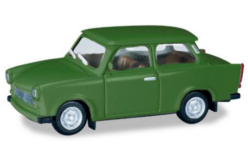 Trabant 601 1/87 Herpa verde coche miniatura