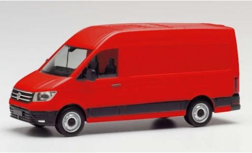 Coche miniatura Volkswagen Crafter 1/87 Herpa Kasten Hochdach rojo Volkswagen Crafter 1/87 Herpa Kasten Hochdach rojo coche miniatura