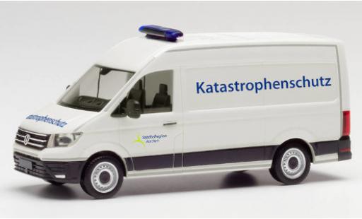 Coche miniatura Volkswagen Crafter 1/87 Herpa Katastrophenschutz Städteregion Aachen toit surélevé fourgon Volkswagen Crafter 1/87 Herpa Katastrophenschutz Städteregion Aachen toit surélevé fourgon coche miniatura