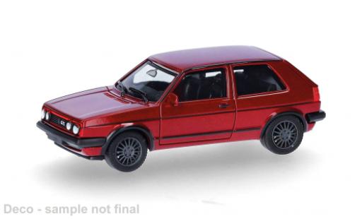 Coche miniatura Volkswagen Golf 1/87 Herpa II GTI rojo 1:87 Volkswagen Golf 1/87 Herpa II GTI rojo 1:87 coche miniatura