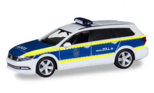 Coche miniatura Volkswagen Passat 1/87 Herpa Variant GTE Zoll Volkswagen Passat 1/87 Herpa Variant GTE Zoll coche miniatura