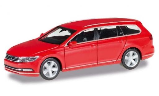 Coche miniatura Volkswagen Passat 1/87 Herpa Variant rojo Volkswagen Passat 1/87 Herpa Variant rojo coche miniatura