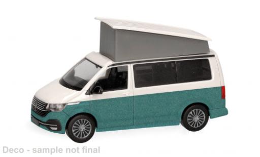 Coche miniatura Volkswagen T6 1/87 Herpa .1 California grün/weiss 1:87 Volkswagen T6 1/87 Herpa .1 California grün/weiss 1:87 coche miniatura