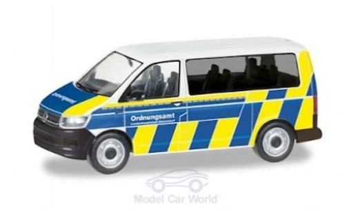 Coche miniatura Volkswagen T6 1/87 Herpa Bus Ordnungsamt Düsseldorf Volkswagen T6 1/87 Herpa Bus Ordnungsamt Düsseldorf coche miniatura