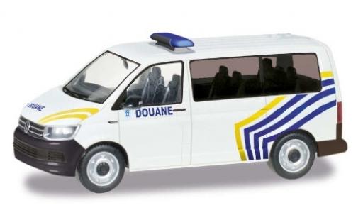 Coche miniatura Volkswagen T6 1/87 Herpa Bus Zoll Belgien / Douane Volkswagen T6 1/87 Herpa Bus Zoll Belgien / Douane coche miniatura